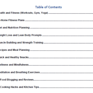 Health, Fitness and Food